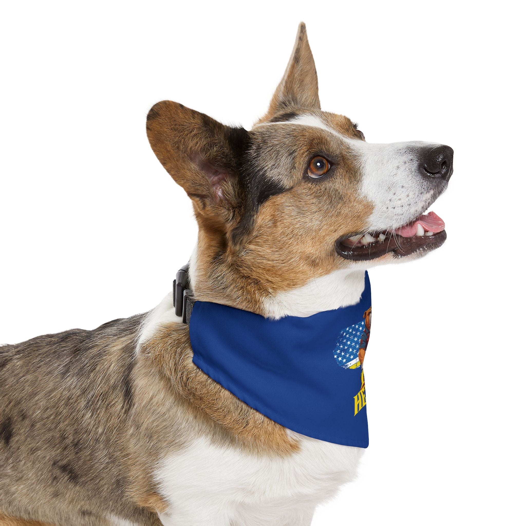 Patriotic Pet Bandana, Dog Collar, USA Themed Pet Accessory, Dog Apparel for Celebrations, Holiday Dog Gear