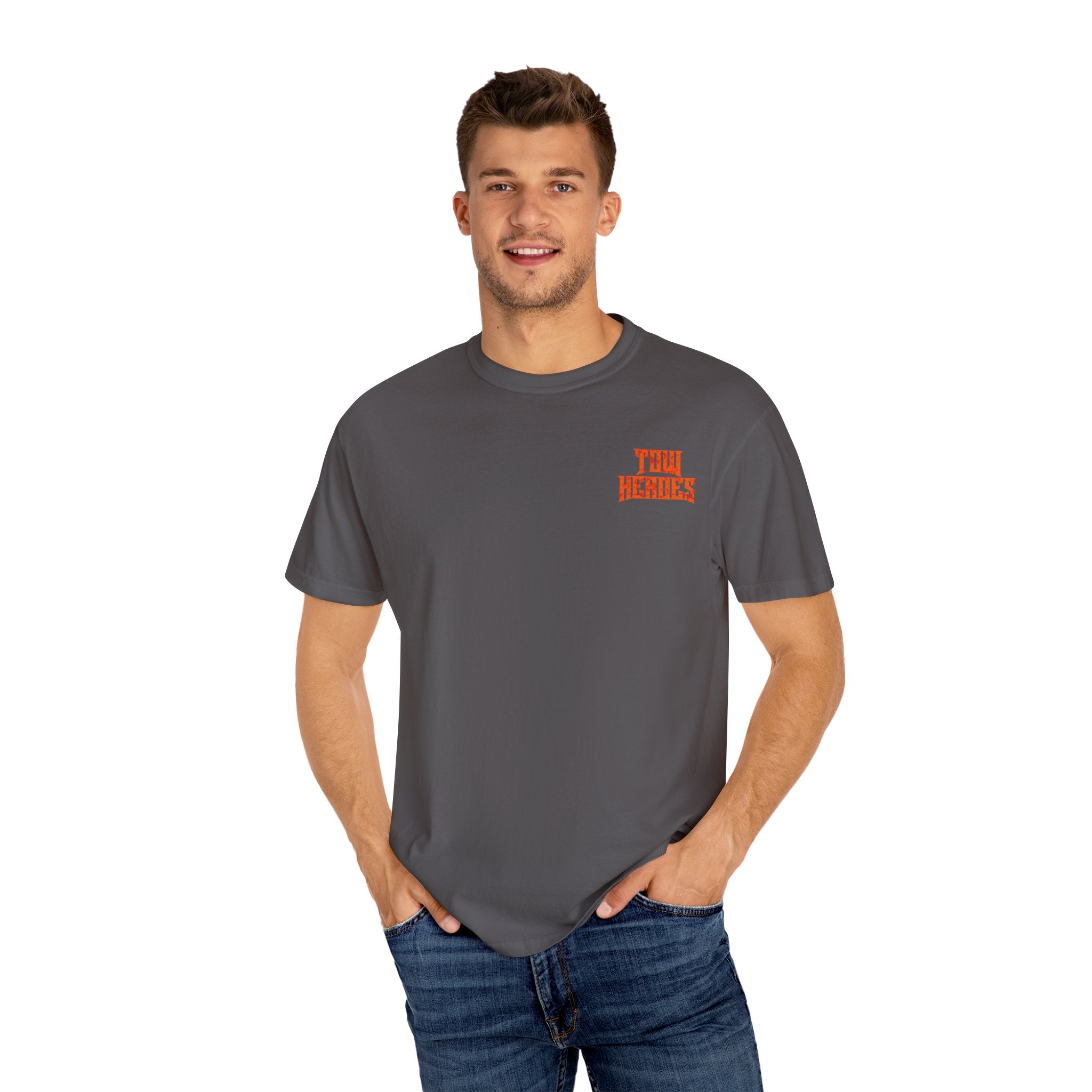 Heroic Unisex Garment-Dyed T-Shirt - Gaming Vibe, Casual Apparel, Gift for Gamers, Trendy Streetwear, Unique Graphic Tee
