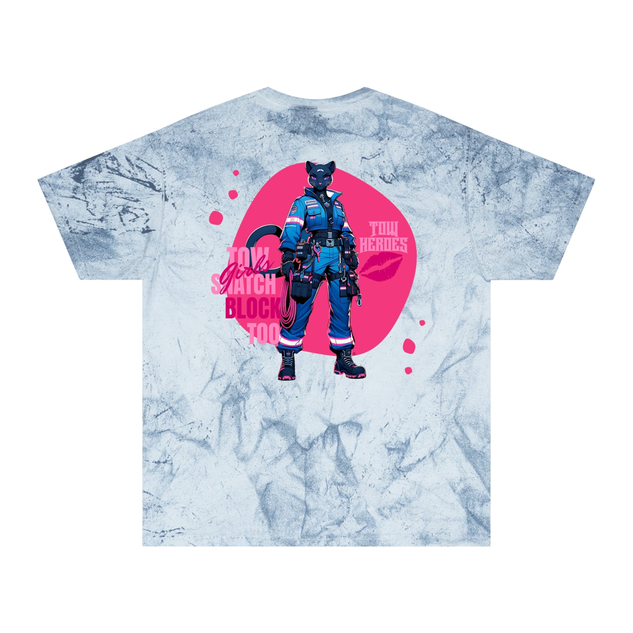 Color Blast Black Panther T-Shirt - Vibrant Streetwear for Tow Technician, Casual Wear, Graphic Tee, Trendy Gift,