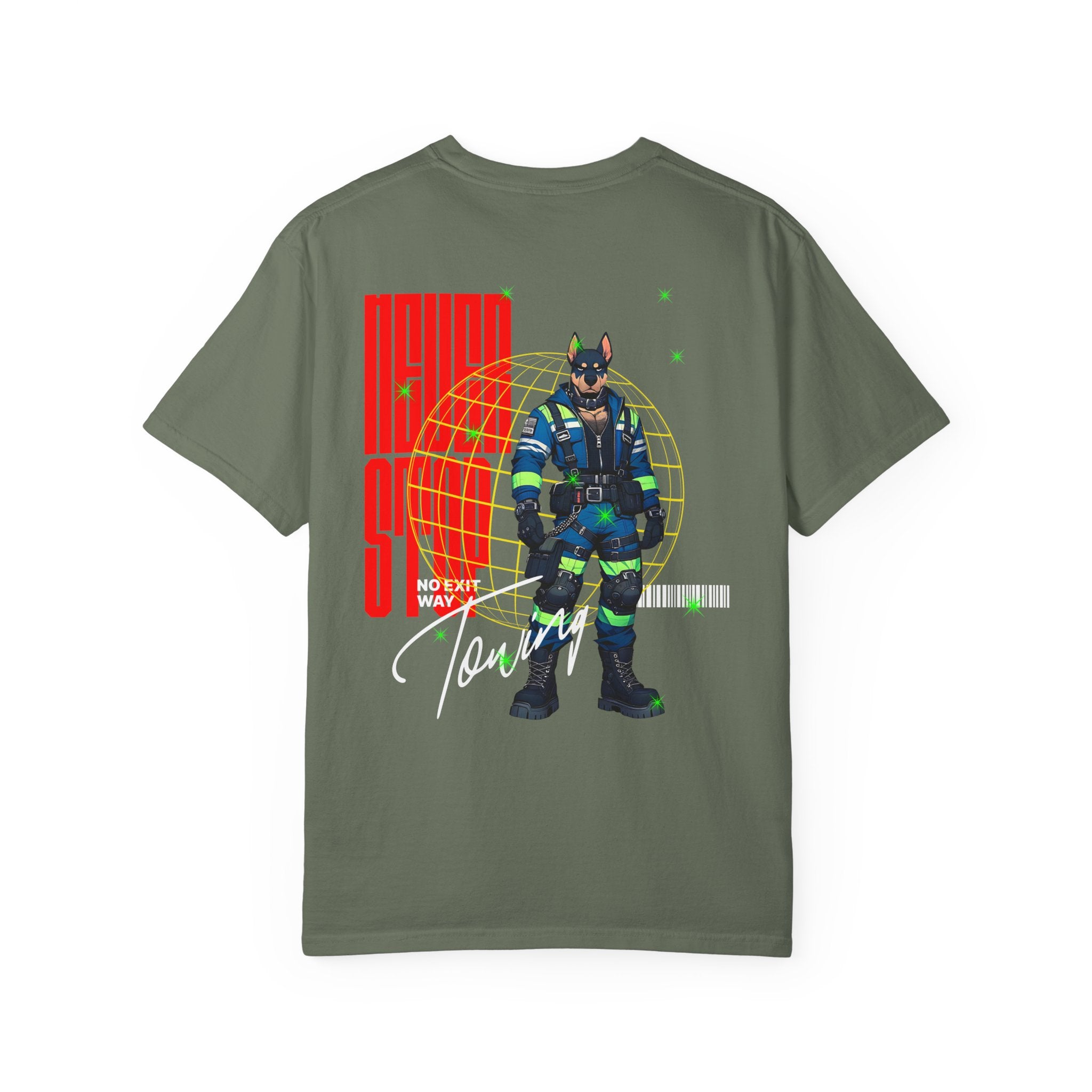 The Doberman Technician T-Shirt - Retro Gamer Vibes, Perfect for Casual Wear, Gifts for Gamers, Celebration, and Everyday Style
