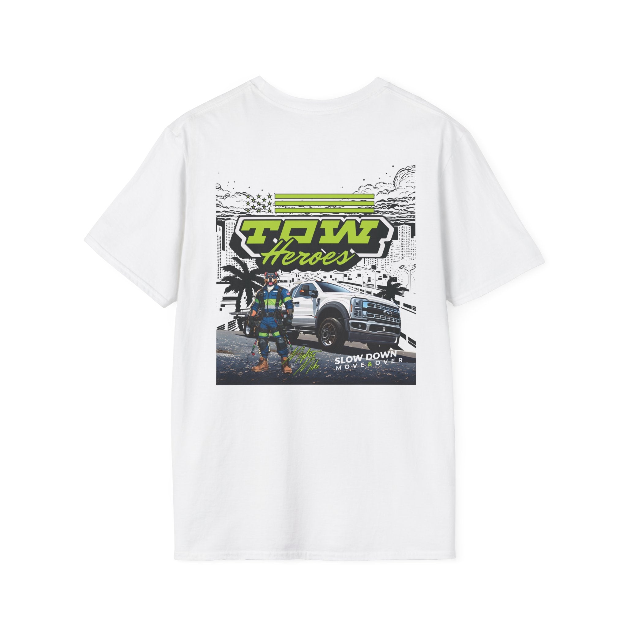 Tow Heroes Unisex Softstyle T-Shirt, Graphic Tee for Tow Truck Lovers, Cool Gift for Car Enthusiasts, Perfect for Birthdays, Casual [...]