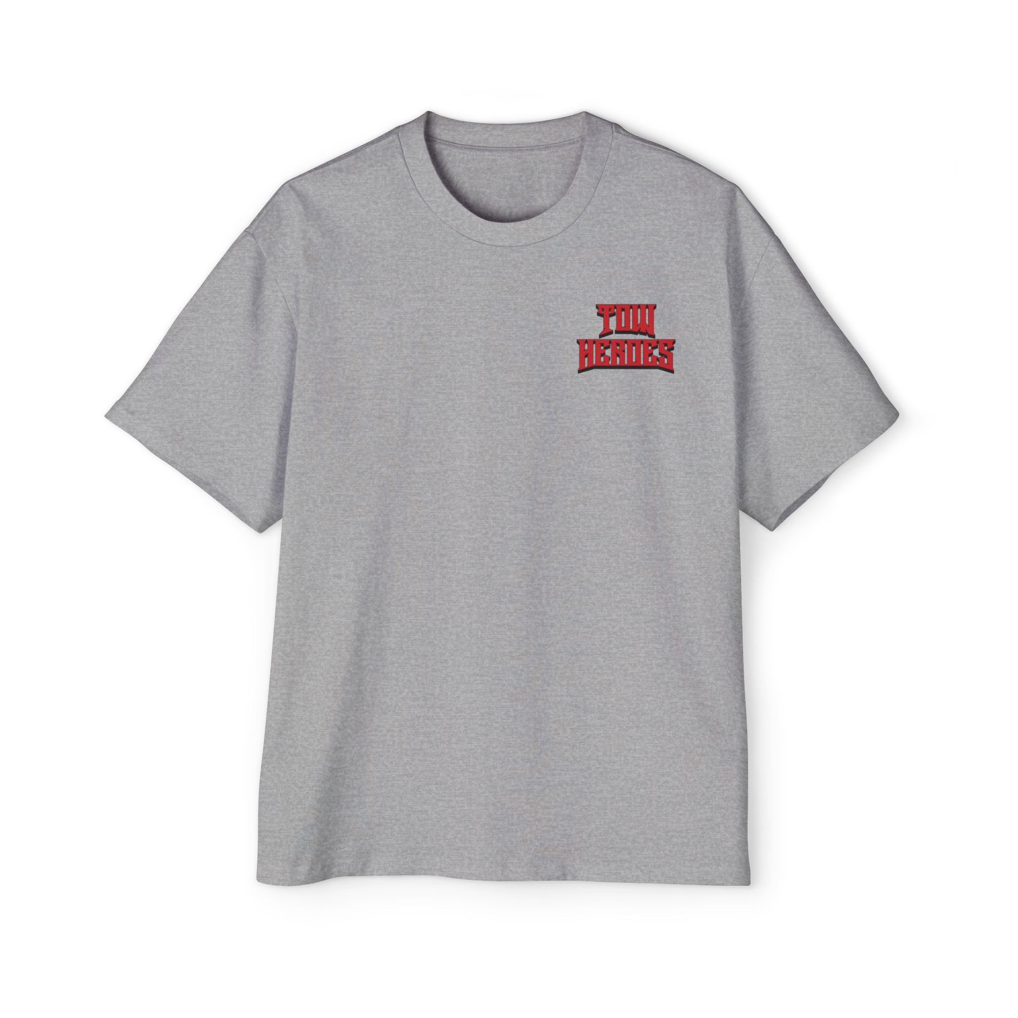 Streetwear Graphic Tee - Tow Heroes Oversized T-Shirt - Casual Fashion, Unisex Style, Vintage Look, Skate Culture, Gift for Him