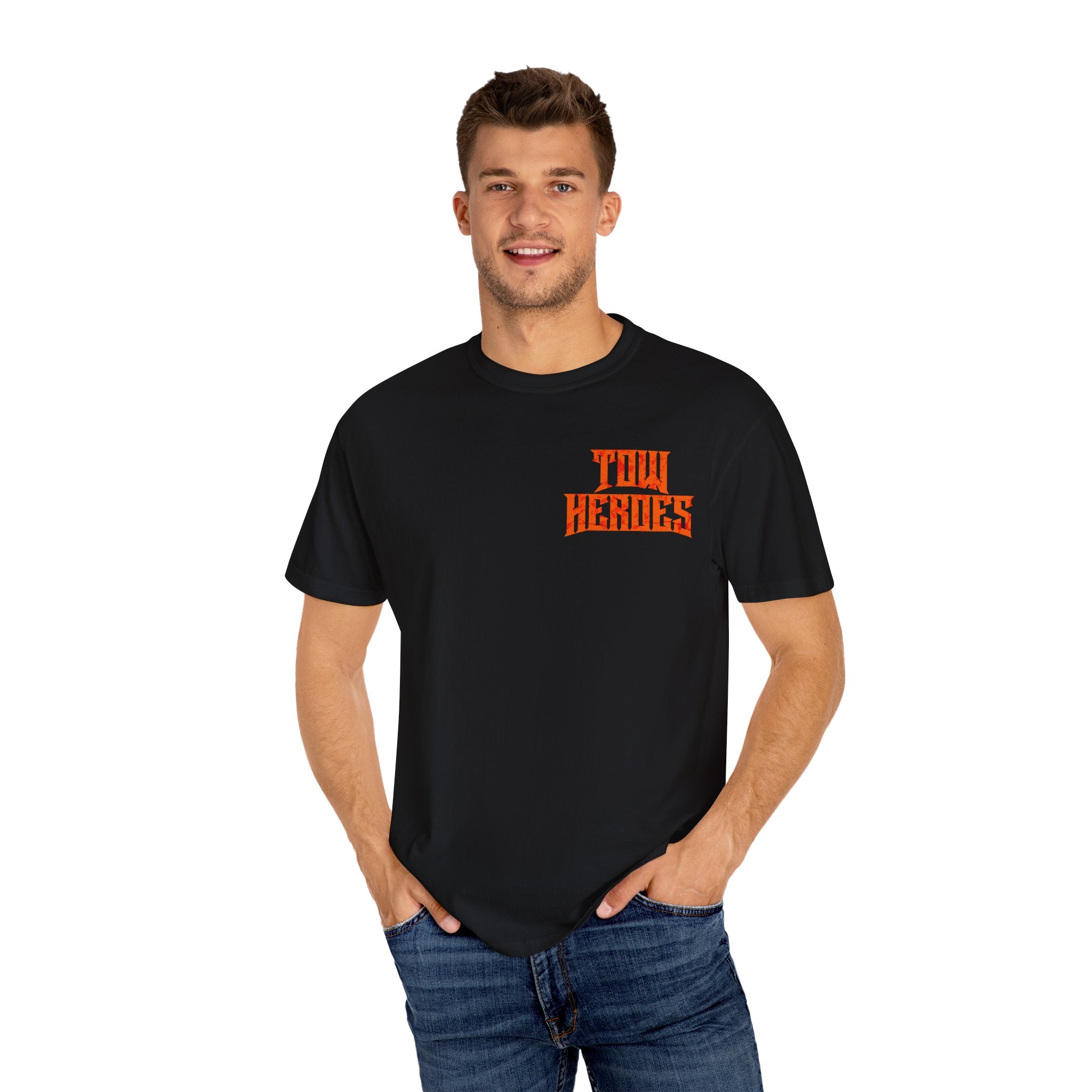 Heroic cross T-Shirt - Tow Operator Tribute Tee, Casual Wear, Gift for Heroes, Holiday Apparel, Birthday Gift