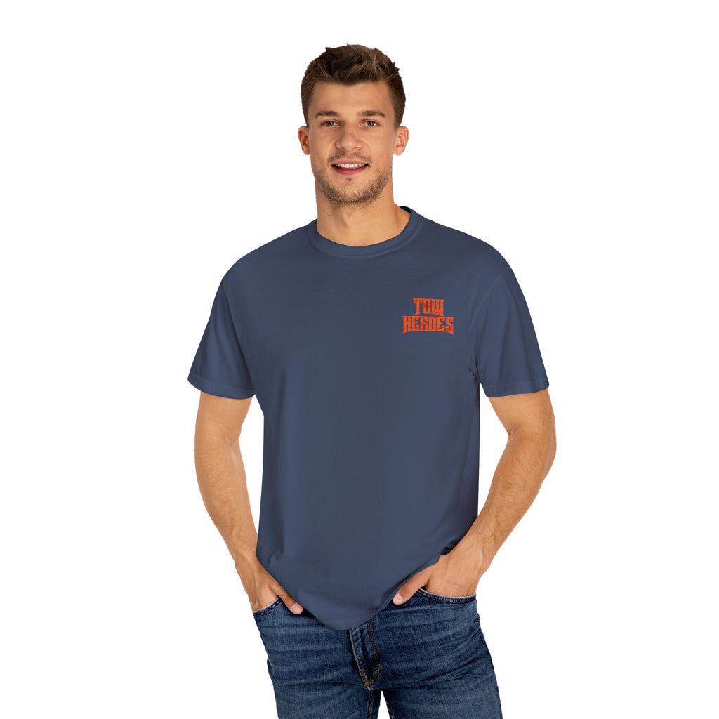 Heroic Dan and Son T-shirt - Vintage Graphic Tee, Casual Wear for Kids, Fun Gift for Birthdays, Superhero Themed Apparel, Everyday Style