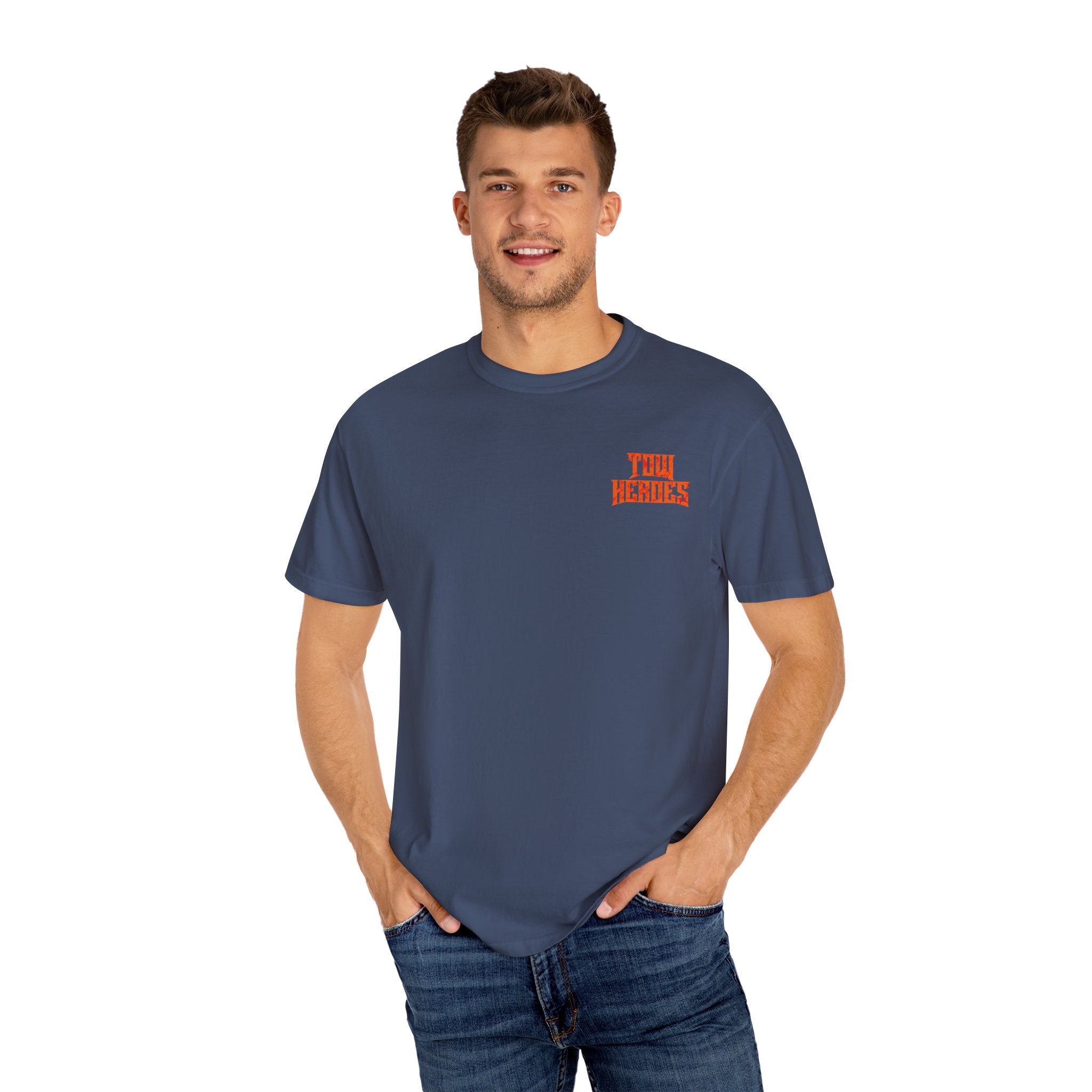 Heroic Dan and Son T-shirt - Vintage Graphic Tee, Casual Wear for Kids, Fun Gift for Birthdays, Superhero Themed Apparel, Everyday Style