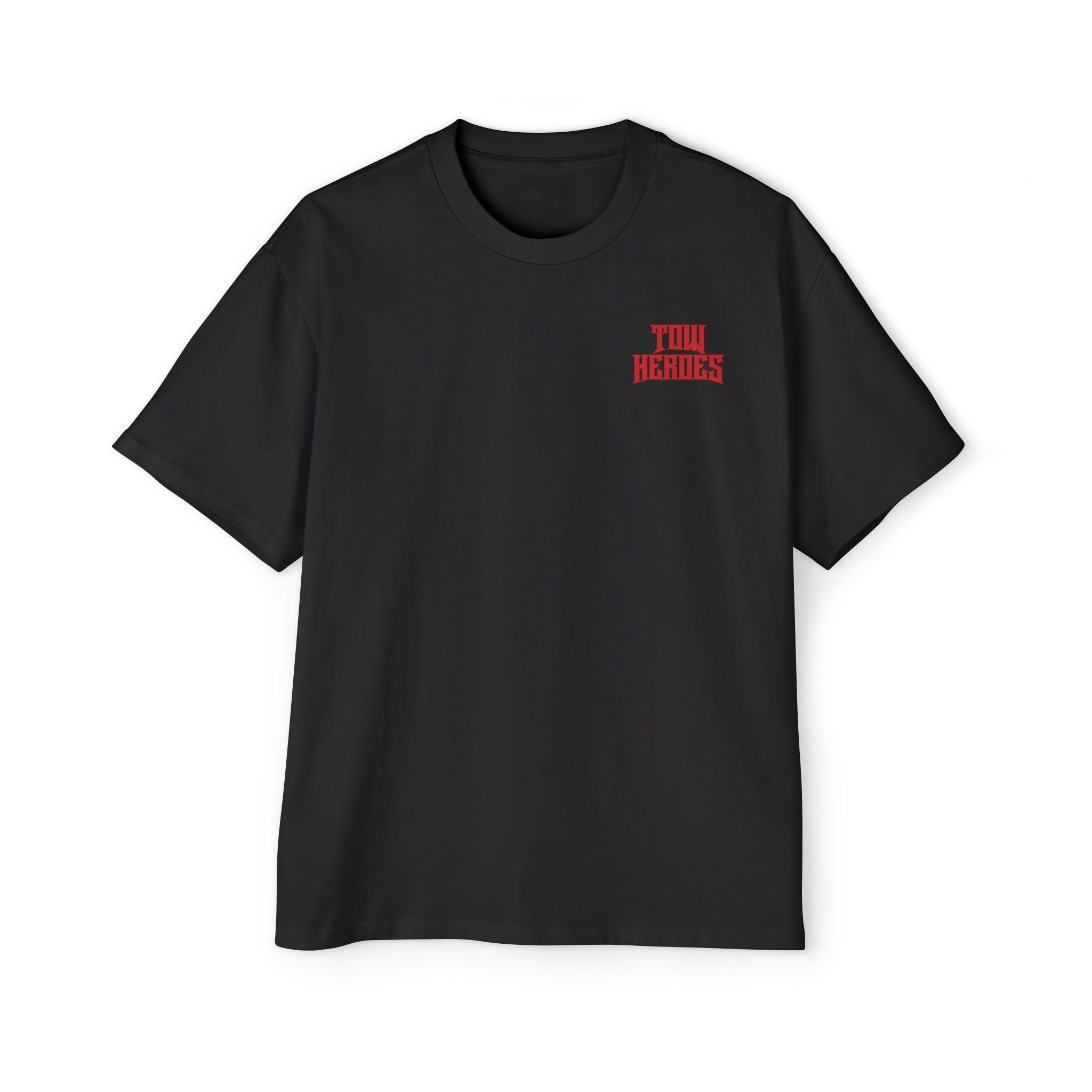 Streetwear Graphic Tee - Tow Heroes Oversized T-Shirt - Casual Fashion, Unisex Style, Vintage Look, Skate Culture, Gift for Him
