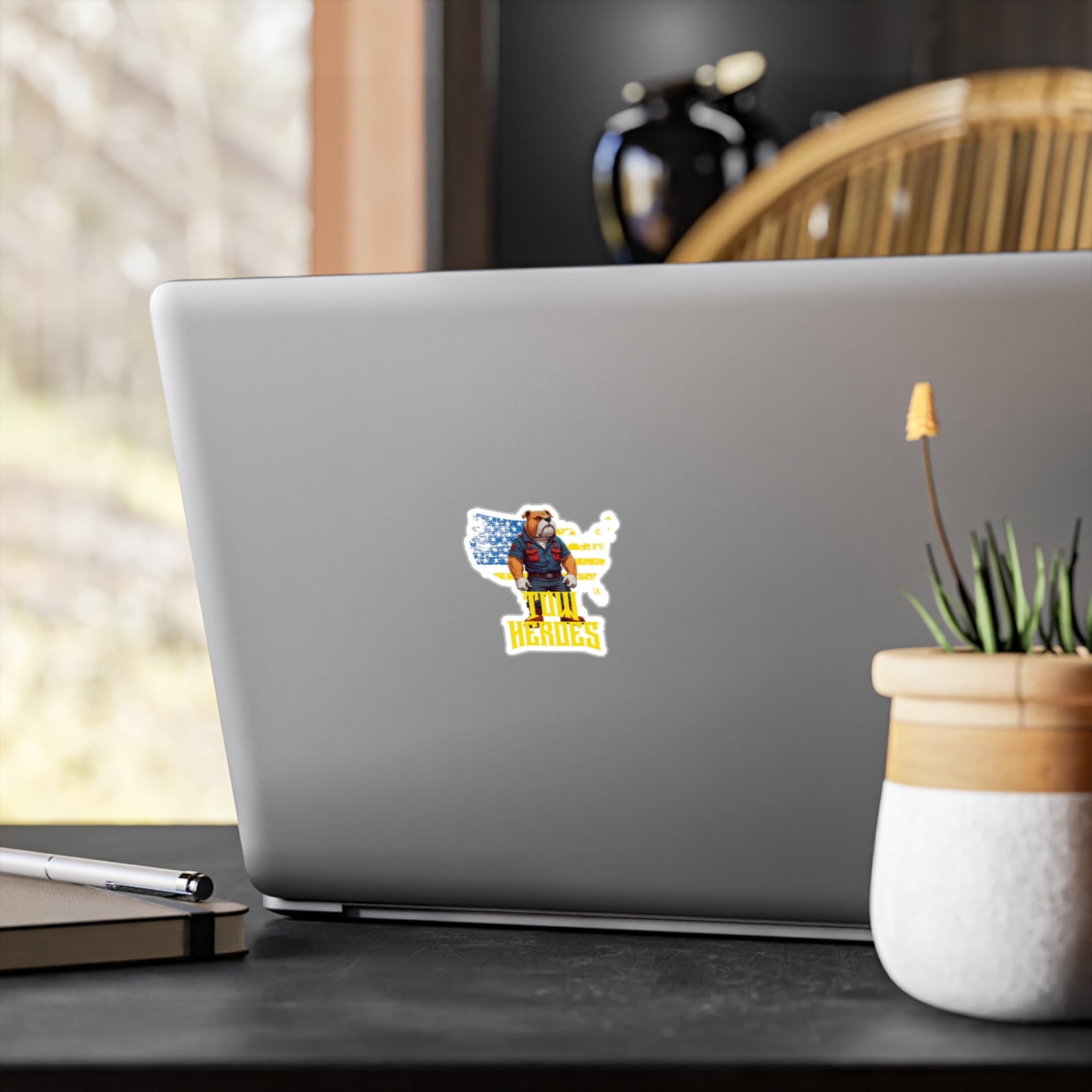 Patriotic Dog Heroes Vinyl Decals | Perfect for Car, Laptop, Water Bottle, Gift for Dog Lovers, USA Pride Stickers