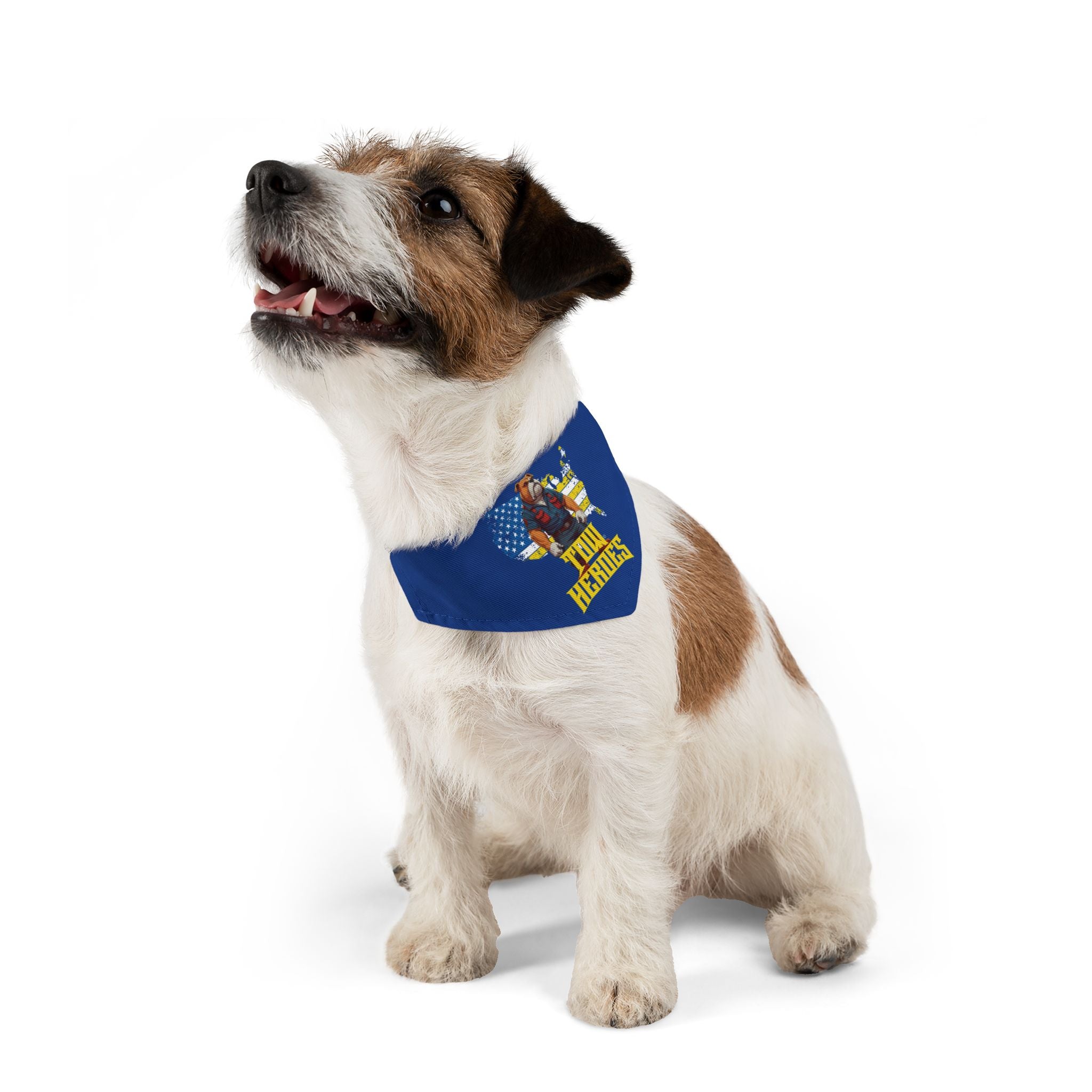 Patriotic Pet Bandana, Dog Collar, USA Themed Pet Accessory, Dog Apparel for Celebrations, Holiday Dog Gear