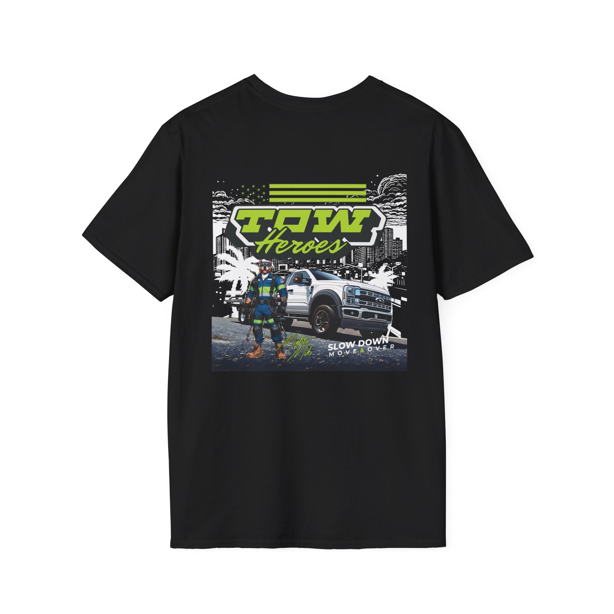Tow Heroes Unisex Softstyle T-Shirt, Graphic Tee for Tow Truck Lovers, Cool Gift for Car Enthusiasts, Perfect for Birthdays, Casual [...]