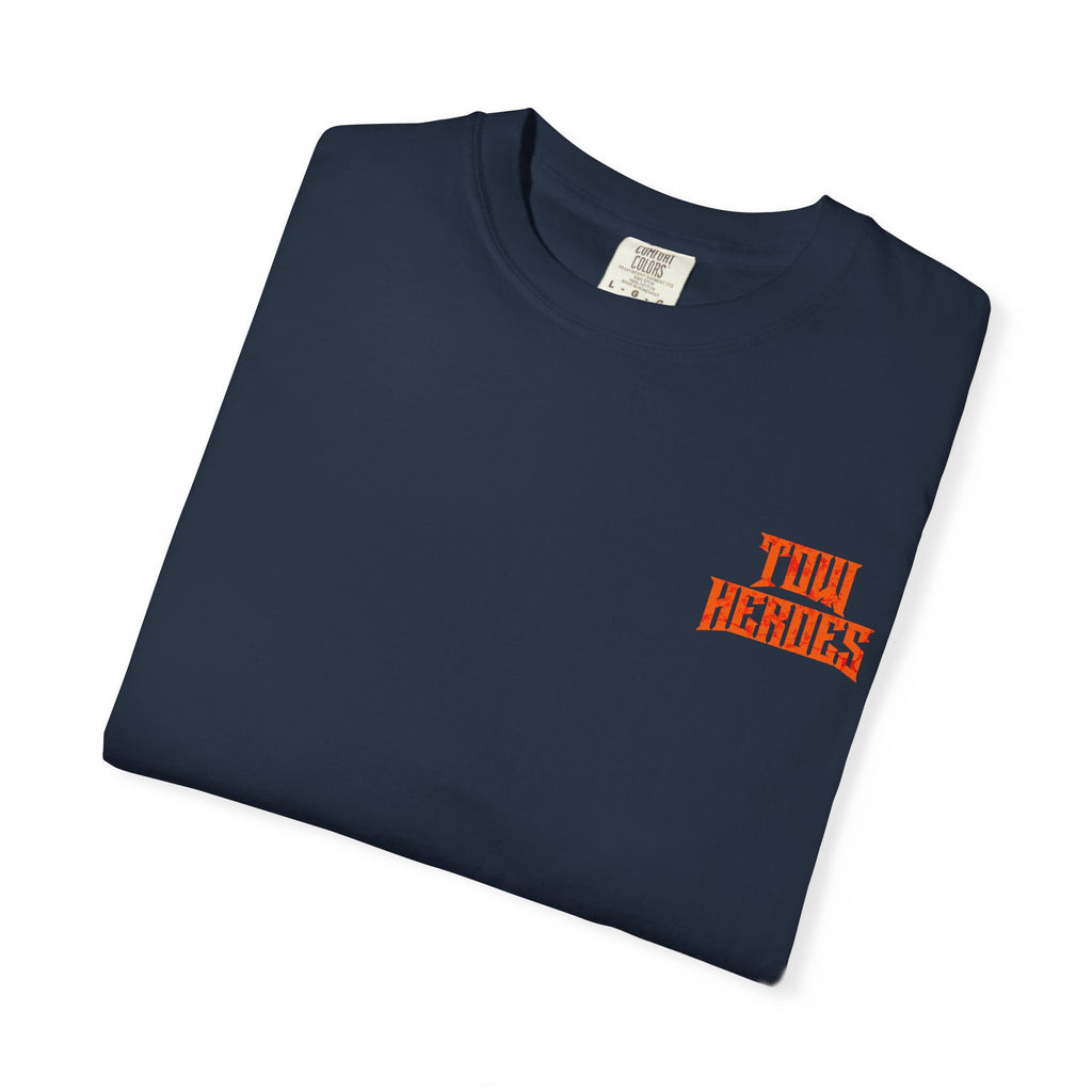 Heroic Dan and Son T-shirt - Vintage Graphic Tee, Casual Wear for Kids, Fun Gift for Birthdays, Superhero Themed Apparel, Everyday Style
