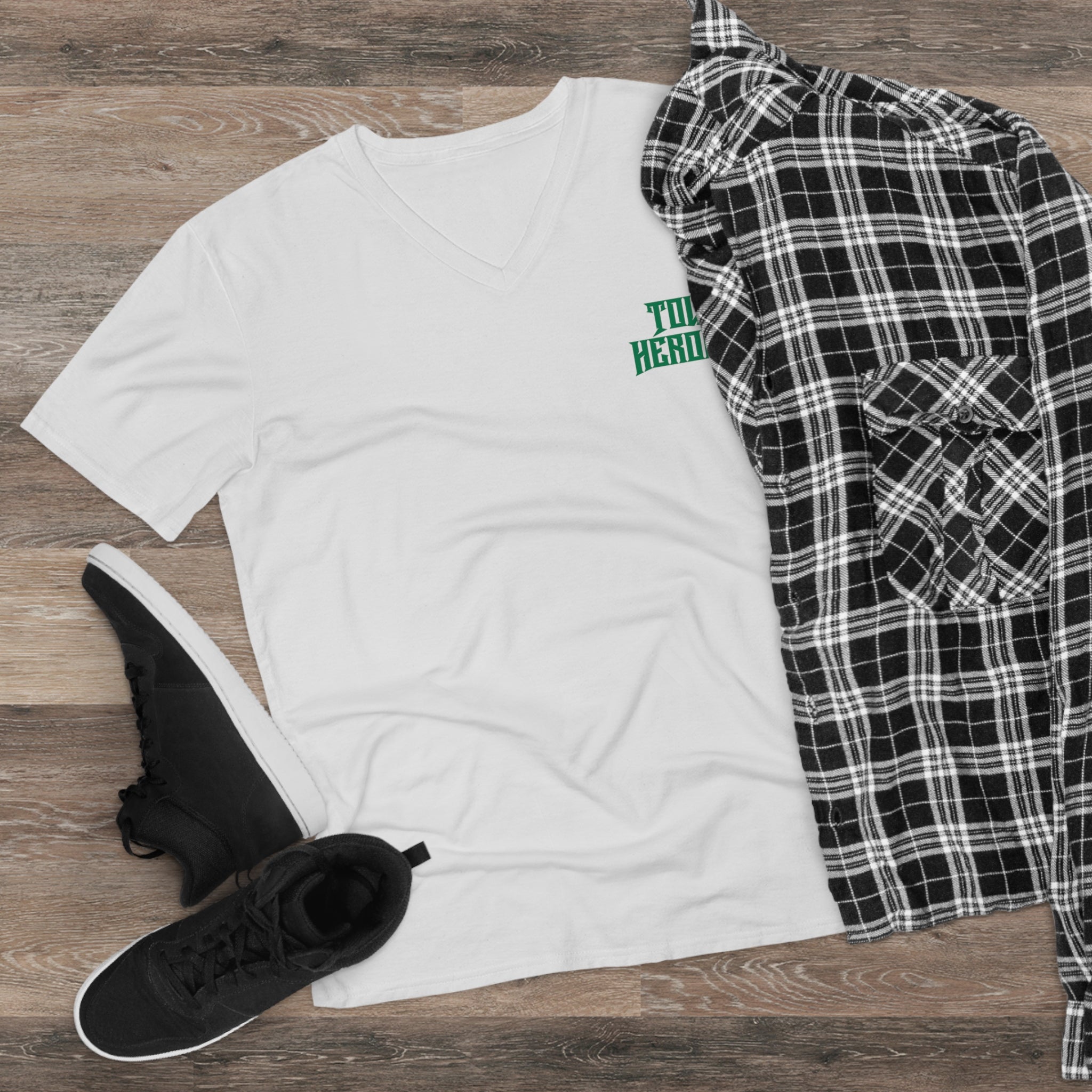 Stylish Men's V-Neck Tee | Casual Wear, Gift for Heroes, Street Style, Everyday Casual, Premium Cotton Shirt