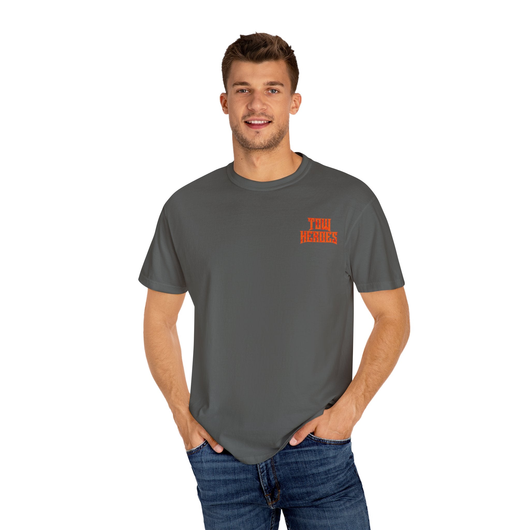 Heroic Unisex Garment-Dyed T-Shirt - Gaming Vibe, Casual Apparel, Gift for Gamers, Trendy Streetwear, Unique Graphic Tee