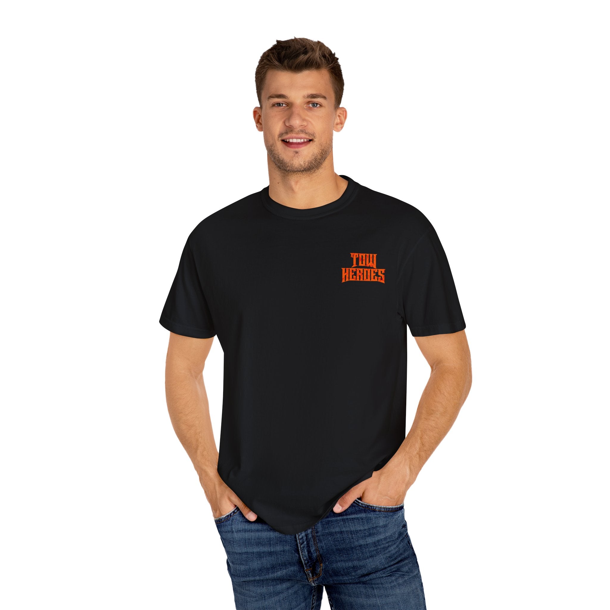 Heroic Dan and Son T-shirt - Vintage Graphic Tee, Casual Wear for Kids, Fun Gift for Birthdays, Superhero Themed Apparel, Everyday Style