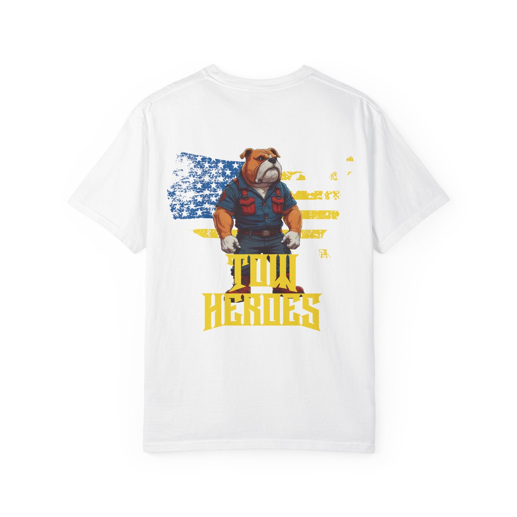 Patriotic Dog Graphic T-Shirt, Casual Summer Tee, Gift for Dog Lovers, Unisex Apparel, Birthday Gift, Independence Day Shirt