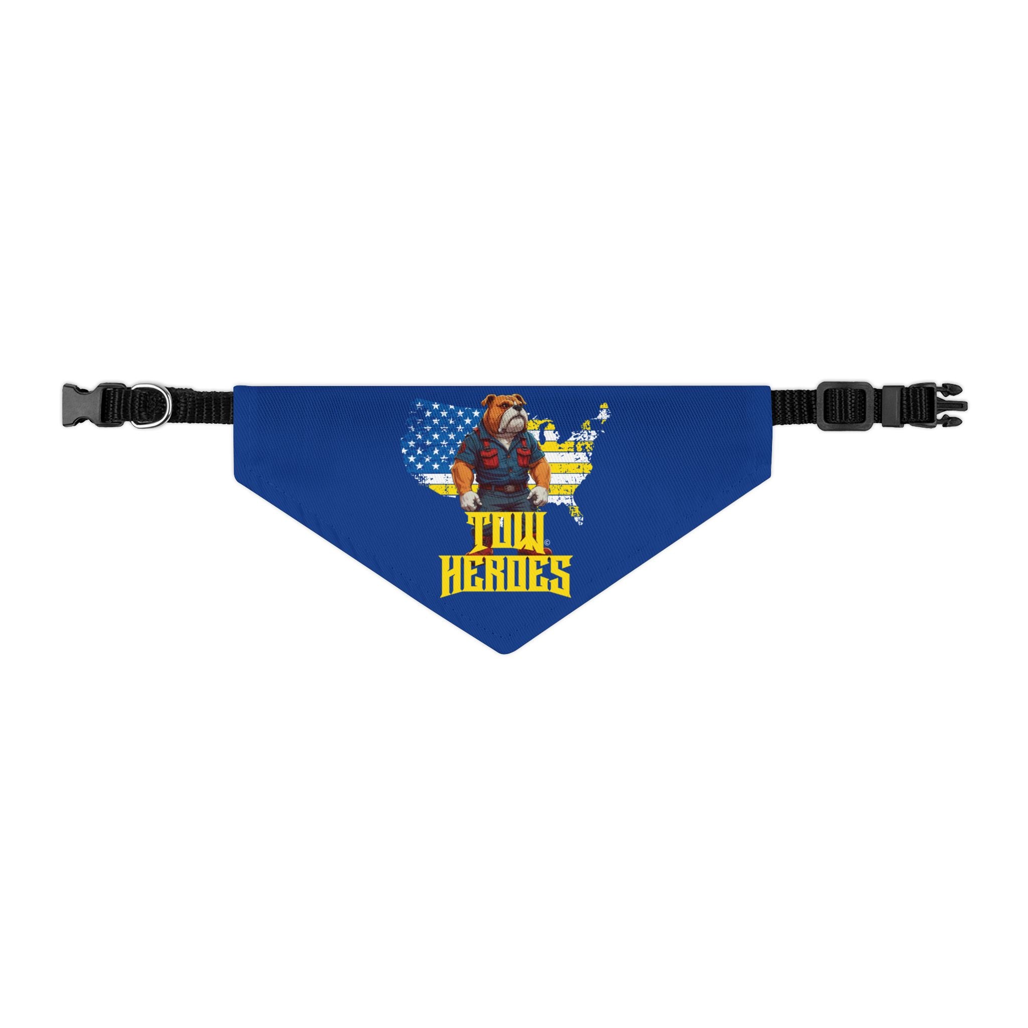 Patriotic Pet Bandana, Dog Collar, USA Themed Pet Accessory, Dog Apparel for Celebrations, Holiday Dog Gear