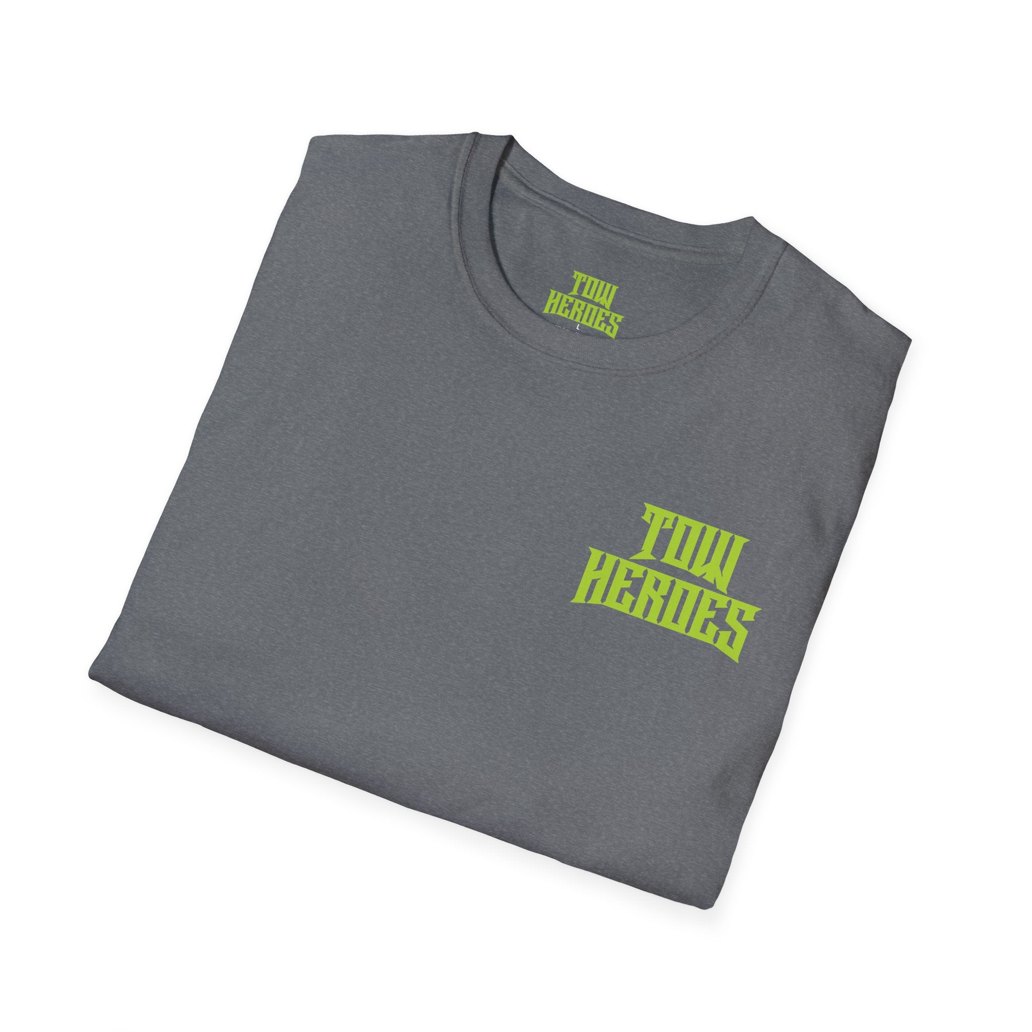 Tow Heroes Unisex Softstyle T-Shirt, Graphic Tee for Tow Truck Lovers, Cool Gift for Car Enthusiasts, Perfect for Birthdays, Casual [...]