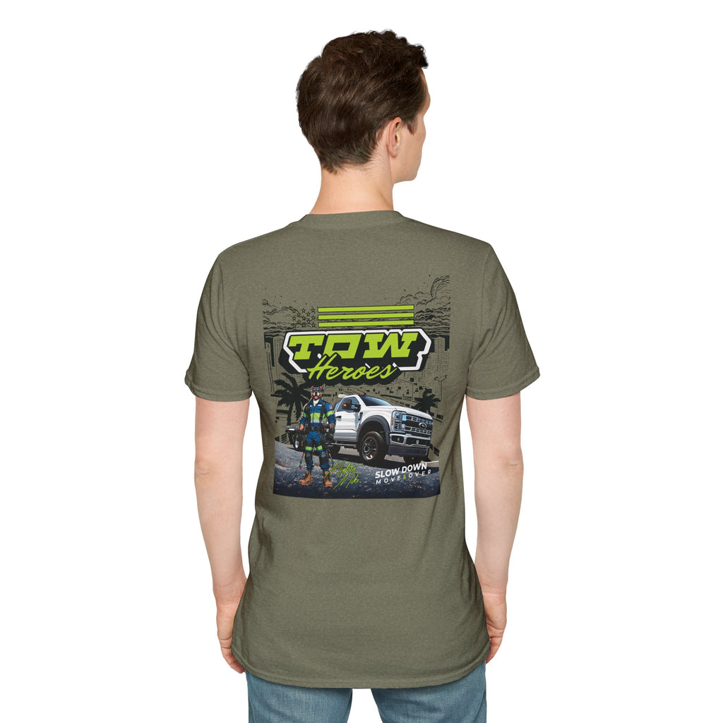 Tow Heroes Unisex Softstyle T-Shirt, Graphic Tee for Tow Truck Lovers, Cool Gift for Car Enthusiasts, Perfect for Birthdays, Casual [...]