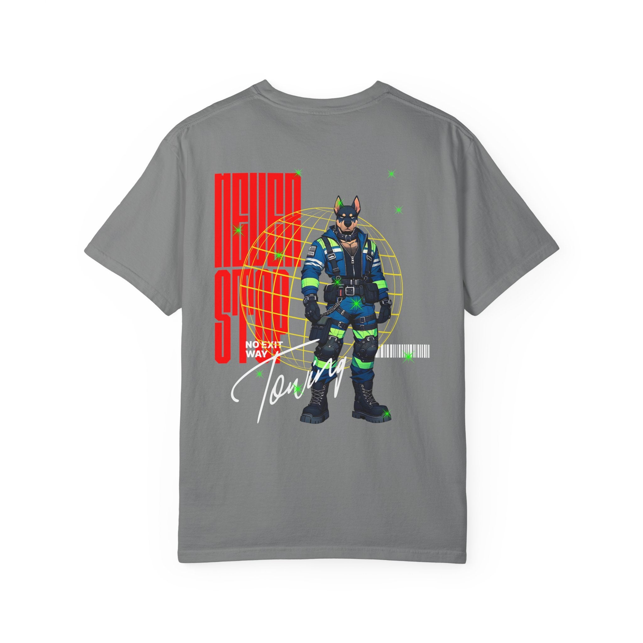 The Doberman Technician T-Shirt - Retro Gamer Vibes, Perfect for Casual Wear, Gifts for Gamers, Celebration, and Everyday Style