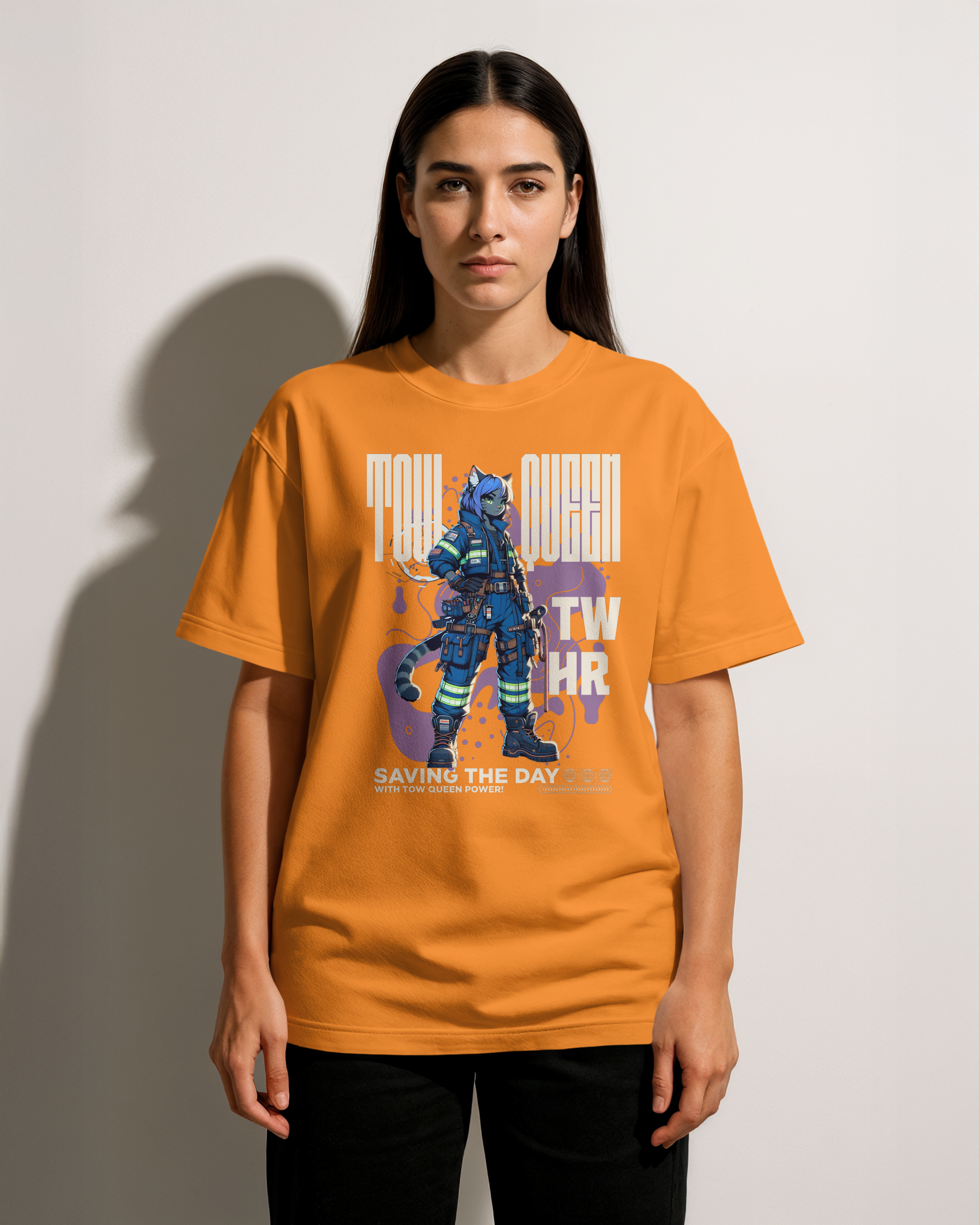 Tow Queen Graphic Tee with Bold Design, Streetwear T-Shirt, Fun Casual Look, Gift for Anime Fans, Unique Art Shirt