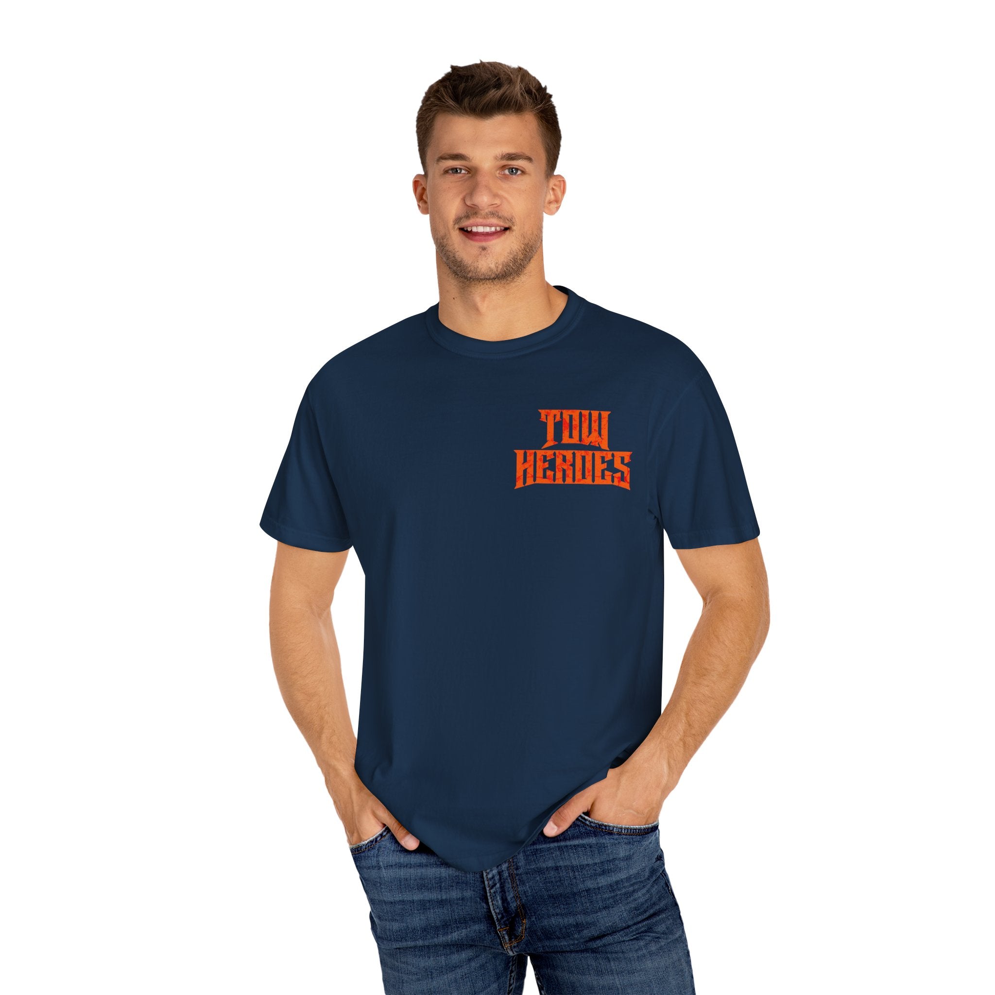 Heroic cross T-Shirt - Tow Operator Tribute Tee, Casual Wear, Gift for Heroes, Holiday Apparel, Birthday Gift