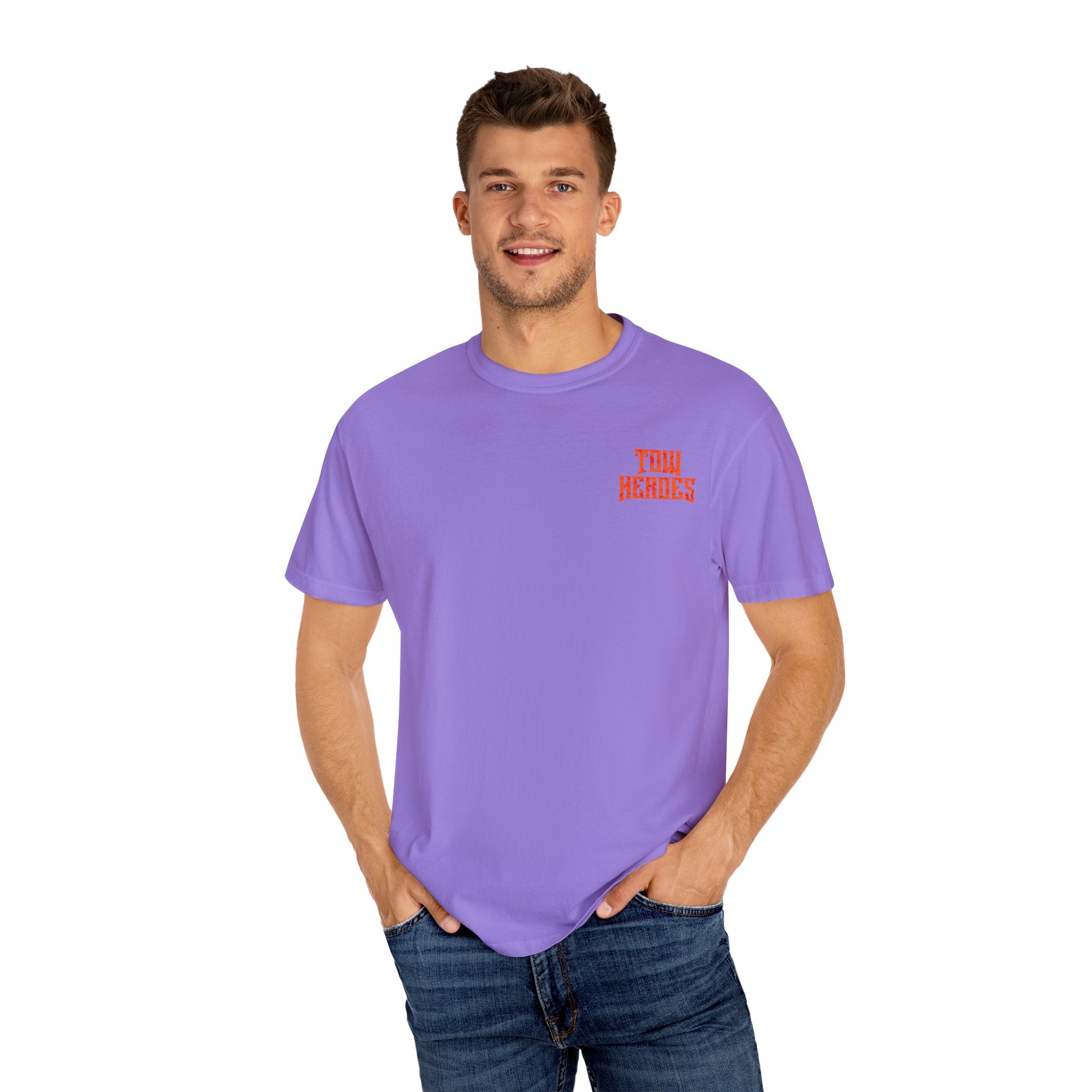 Heroic Unisex Garment-Dyed T-Shirt - Gaming Vibe, Casual Apparel, Gift for Gamers, Trendy Streetwear, Unique Graphic Tee