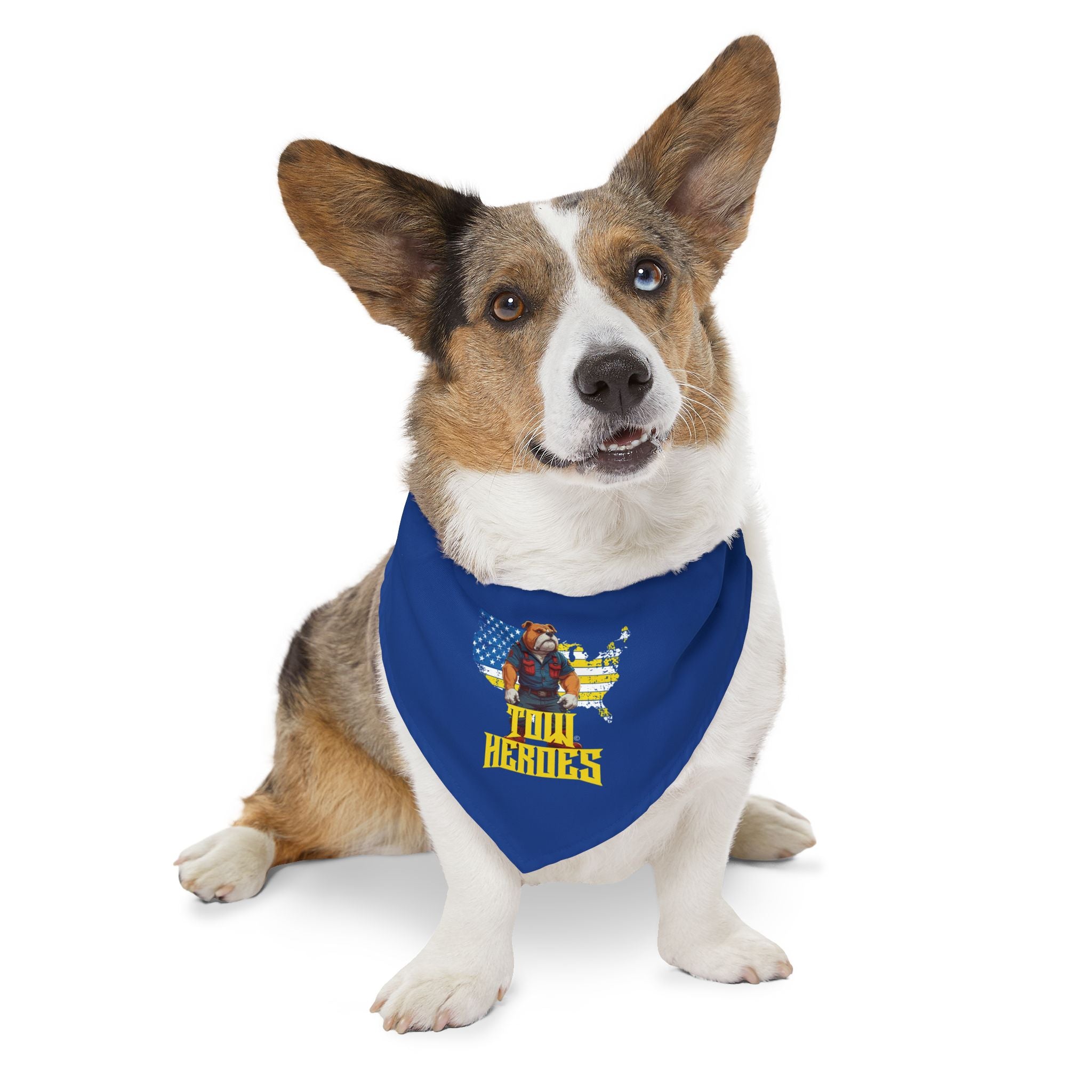 Patriotic Pet Bandana, Dog Collar, USA Themed Pet Accessory, Dog Apparel for Celebrations, Holiday Dog Gear