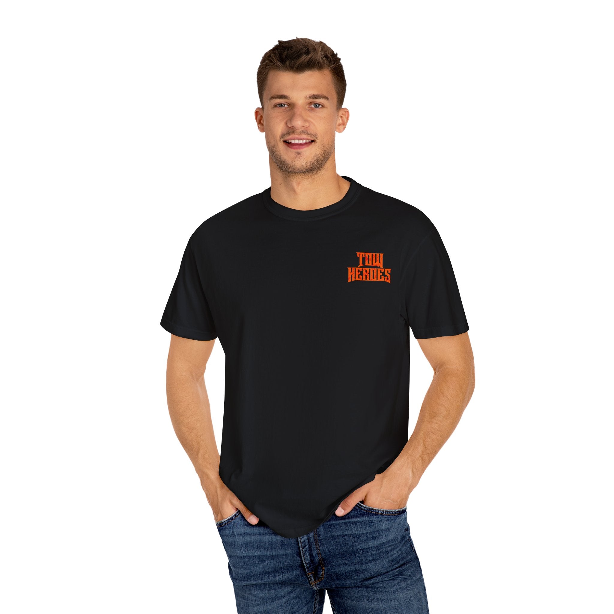 Heroic Unisex Garment-Dyed T-Shirt - Gaming Vibe, Casual Apparel, Gift for Gamers, Trendy Streetwear, Unique Graphic Tee