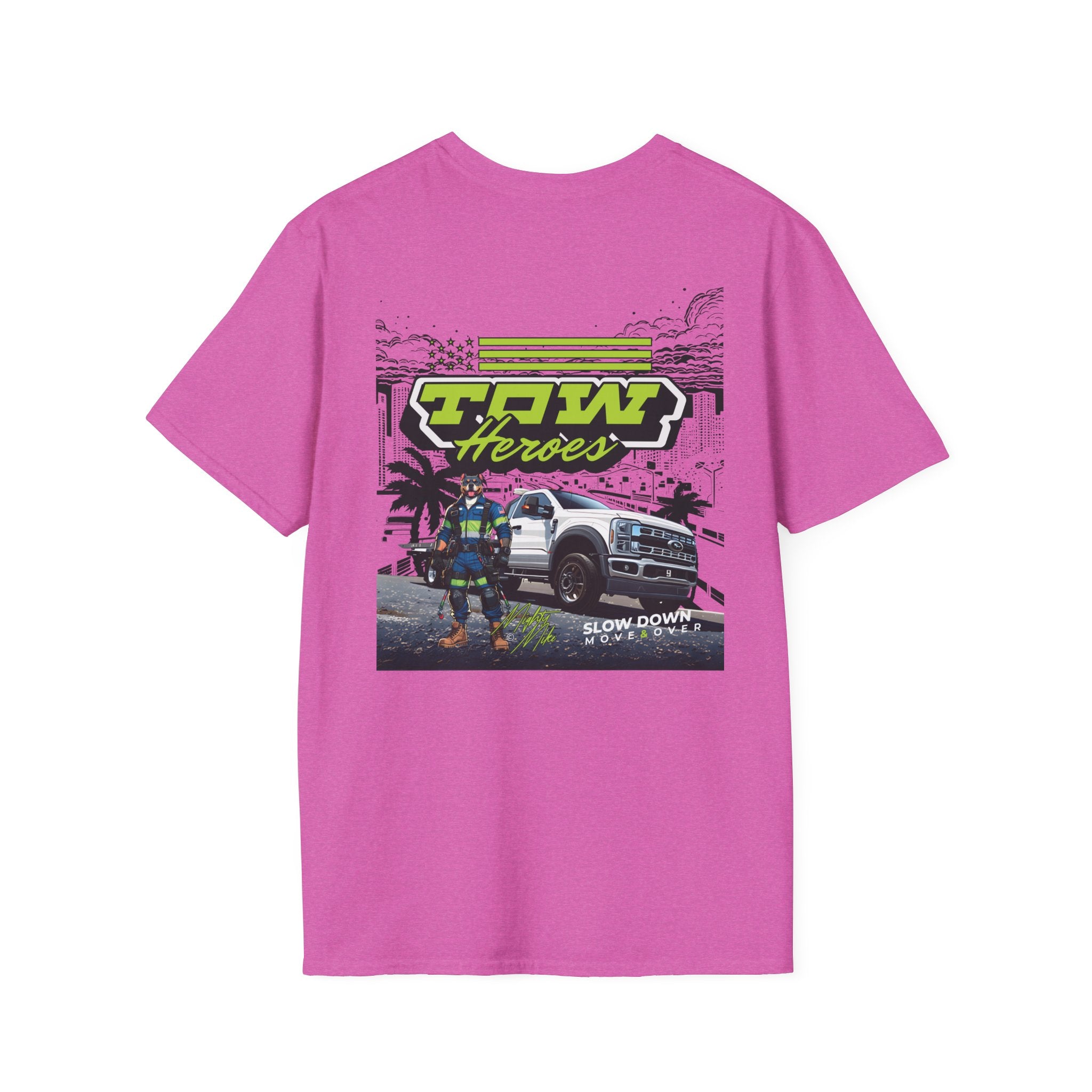 Tow Heroes Unisex Softstyle T-Shirt, Graphic Tee for Tow Truck Lovers, Cool Gift for Car Enthusiasts, Perfect for Birthdays, Casual [...]