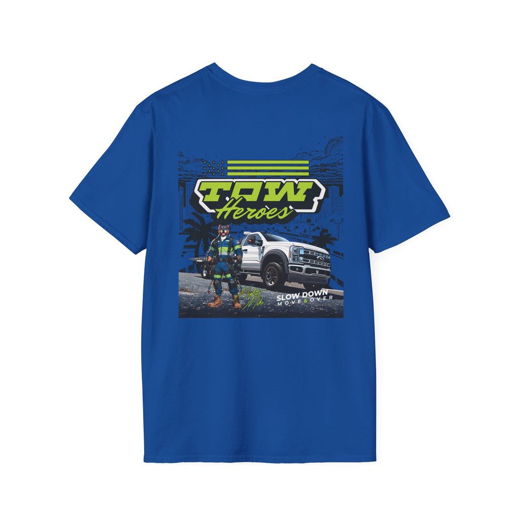 Tow Heroes Unisex Softstyle T-Shirt, Graphic Tee for Tow Truck Lovers, Cool Gift for Car Enthusiasts, Perfect for Birthdays, Casual [...]