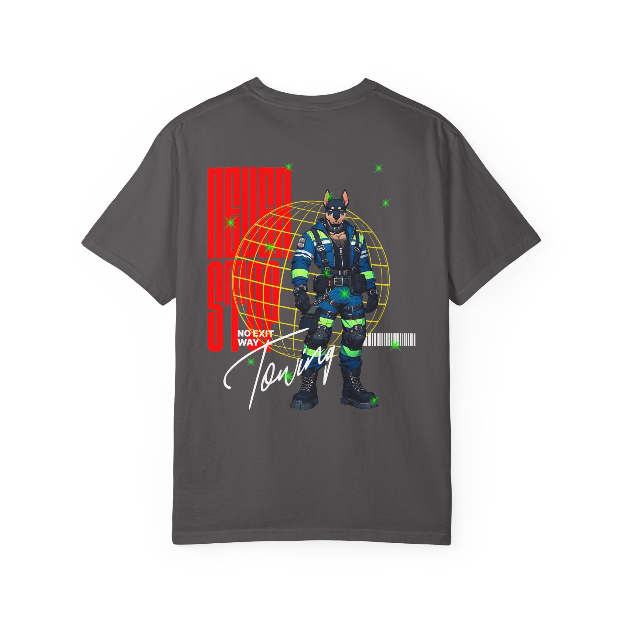 The Doberman Technician T-Shirt - Retro Gamer Vibes, Perfect for Casual Wear, Gifts for Gamers, Celebration, and Everyday Style