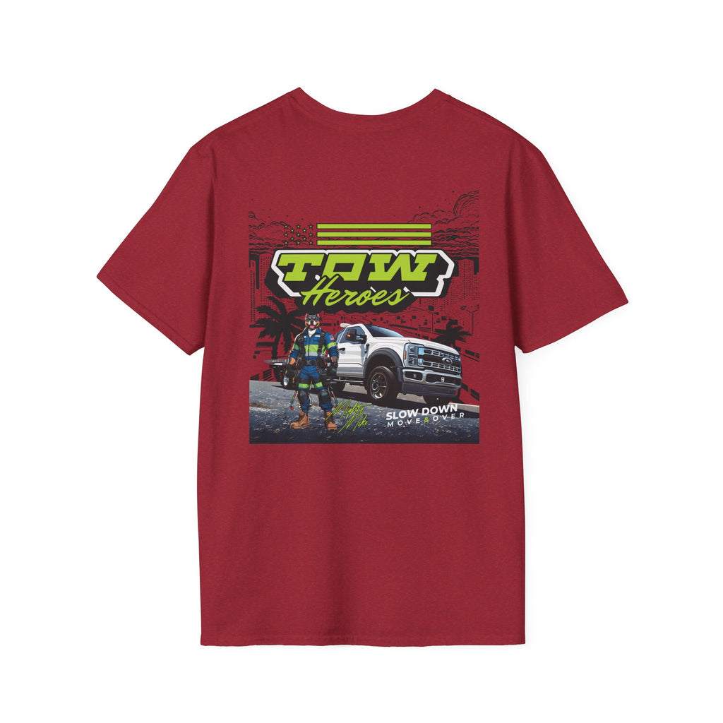 Tow Heroes Unisex Softstyle T-Shirt, Graphic Tee for Tow Truck Lovers, Cool Gift for Car Enthusiasts, Perfect for Birthdays, Casual [...]