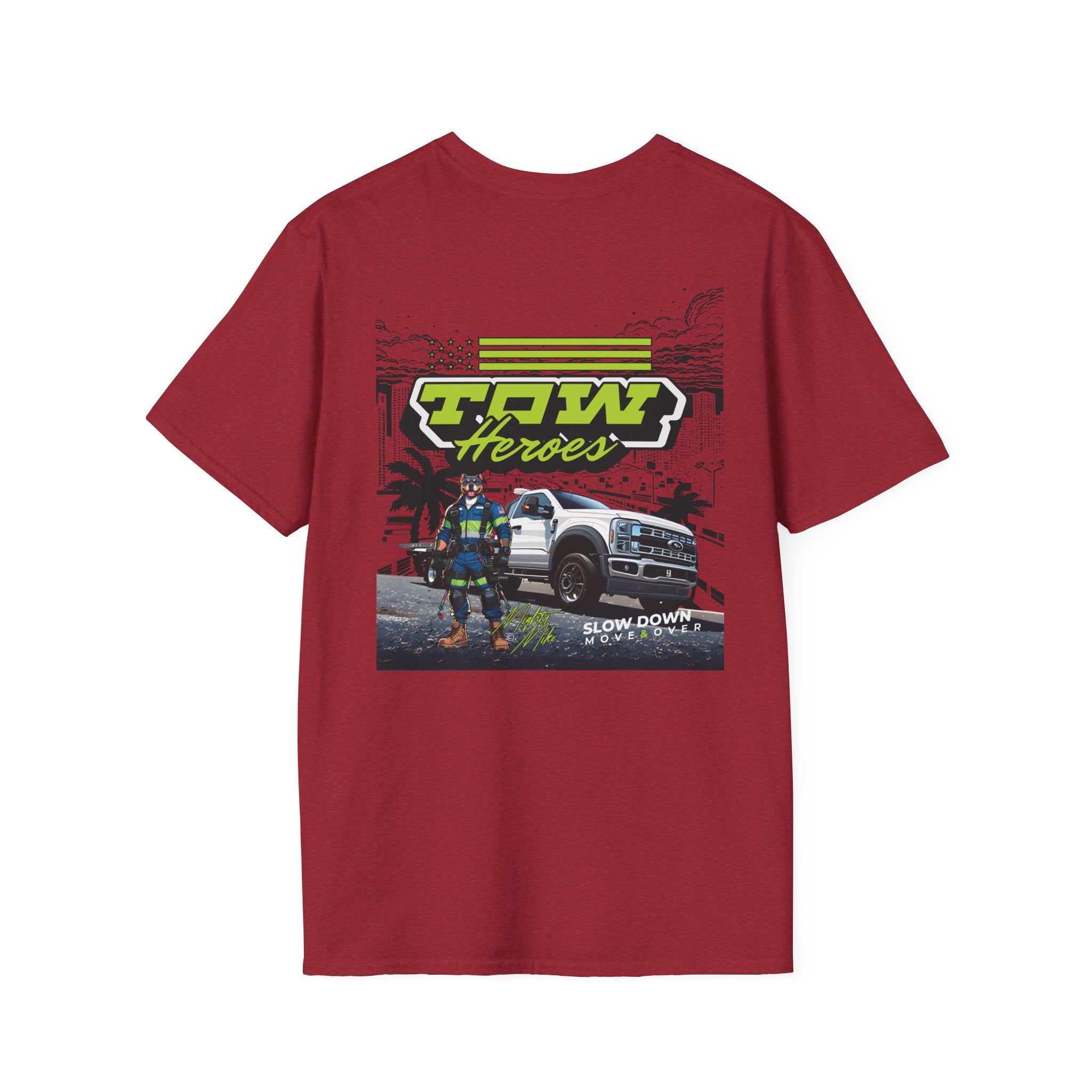Tow Heroes Unisex Softstyle T-Shirt, Graphic Tee for Tow Truck Lovers, Cool Gift for Car Enthusiasts, Perfect for Birthdays, Casual [...]