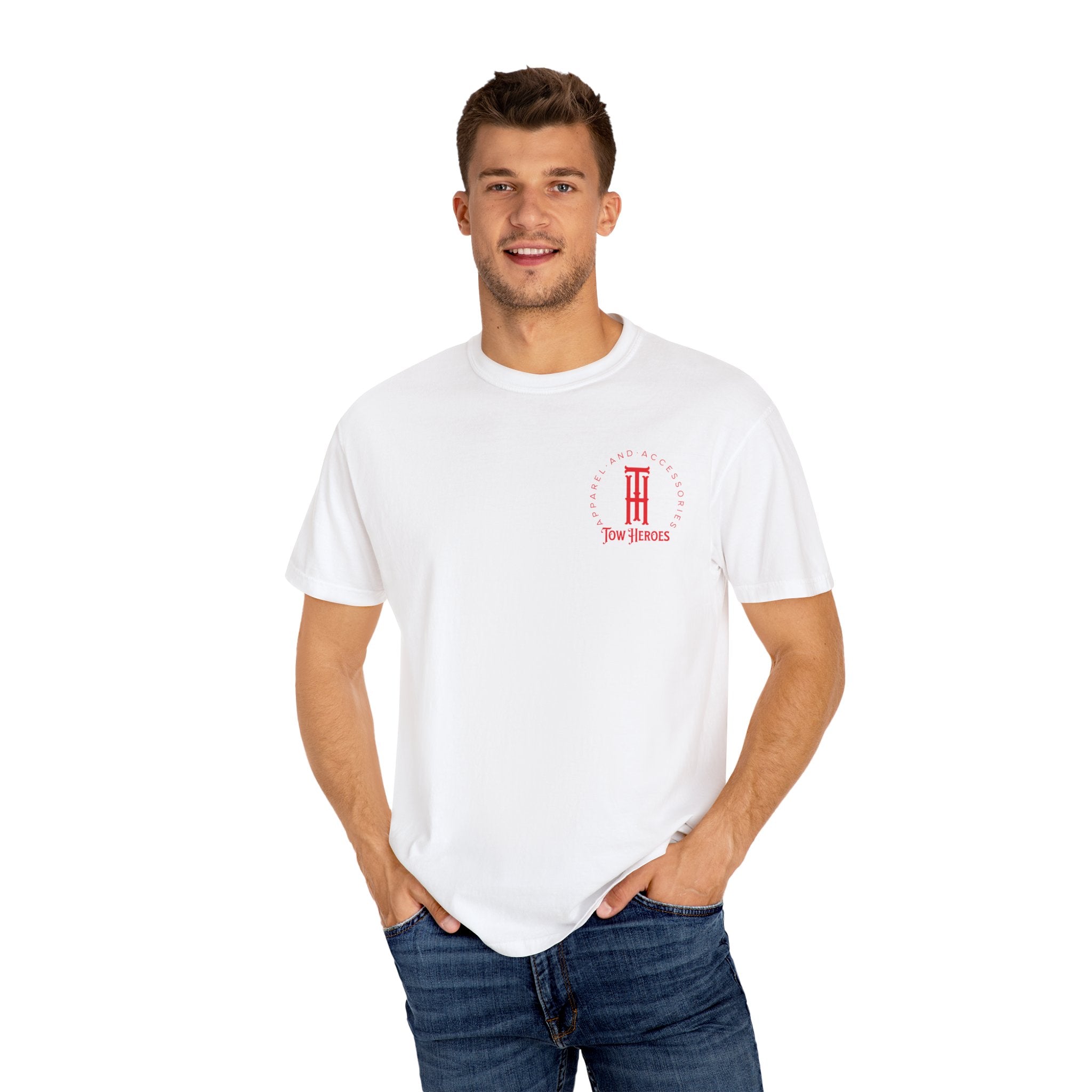 Patriotic Eagle T-Shirt | Unisex Garment-Dyed Tee | American Flag Design | Unique Gift for Veterans, Independence Day, Memorial Day
