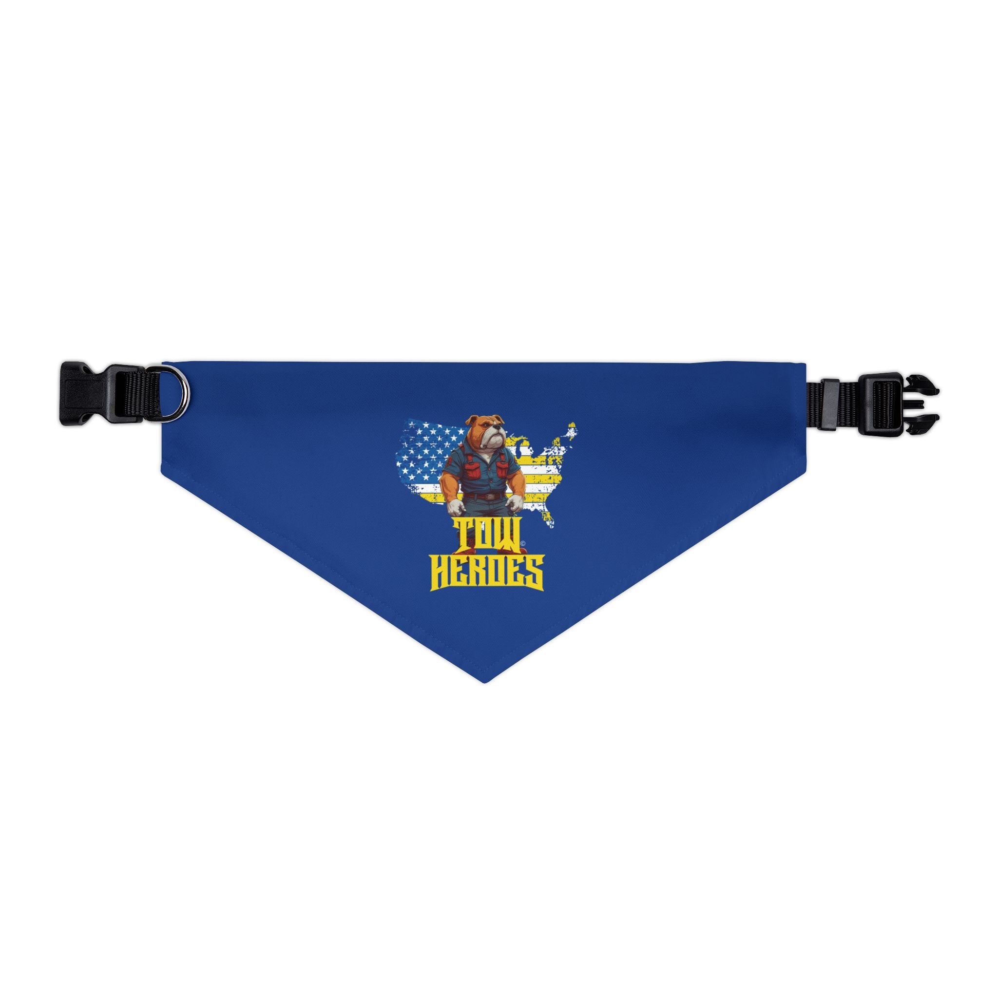 Patriotic Pet Bandana, Dog Collar, USA Themed Pet Accessory, Dog Apparel for Celebrations, Holiday Dog Gear