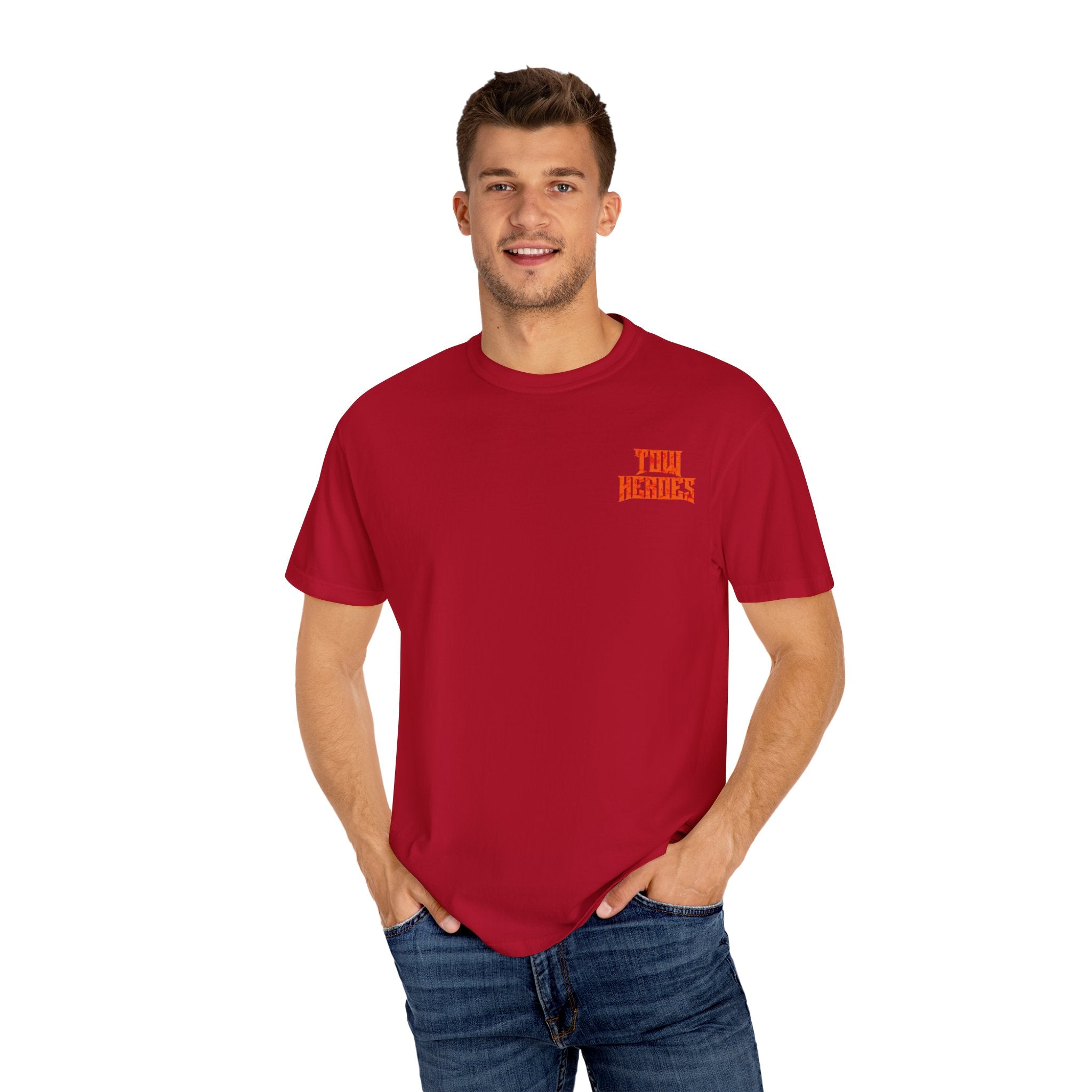 Heroic Unisex Garment-Dyed T-Shirt - Gaming Vibe, Casual Apparel, Gift for Gamers, Trendy Streetwear, Unique Graphic Tee
