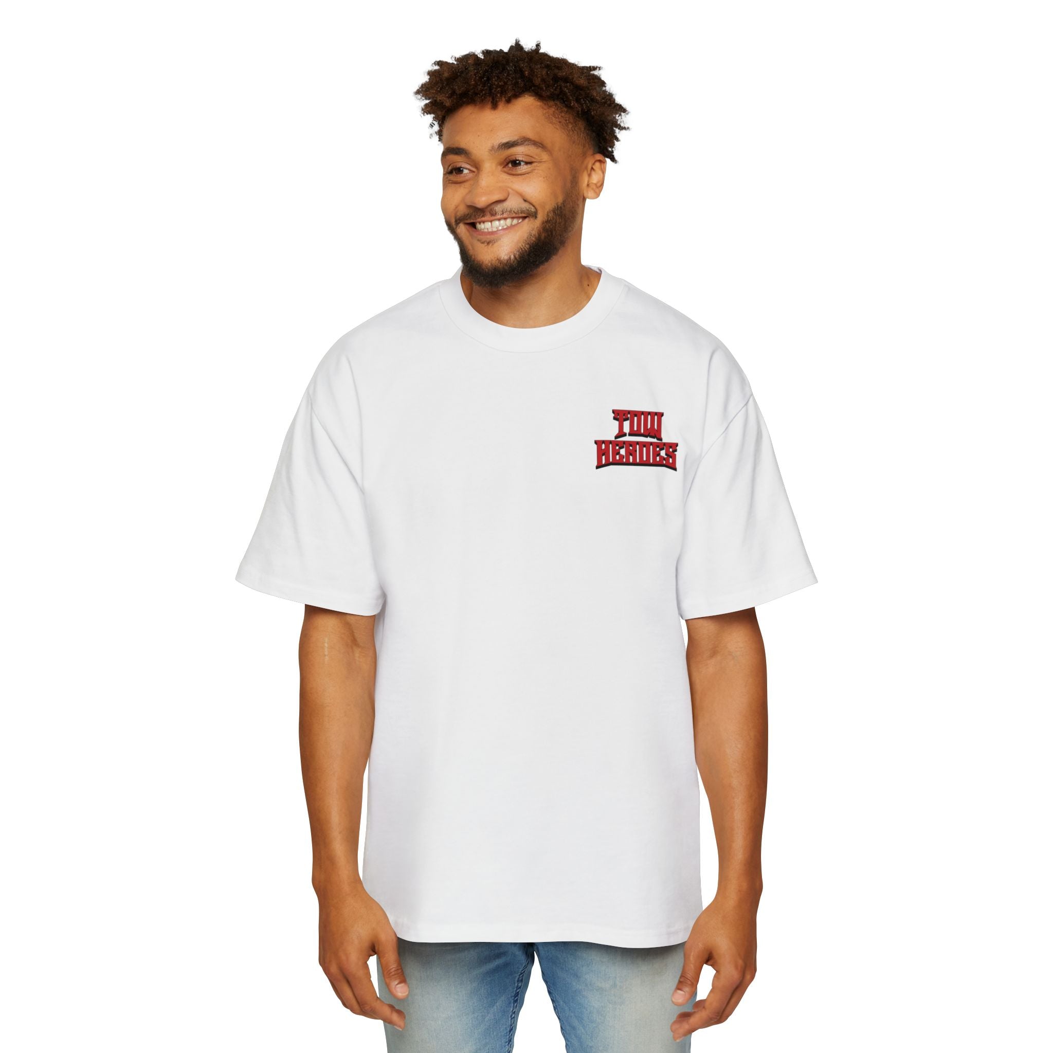 Streetwear Graphic Tee - Tow Heroes Oversized T-Shirt - Casual Fashion, Unisex Style, Vintage Look, Skate Culture, Gift for Him