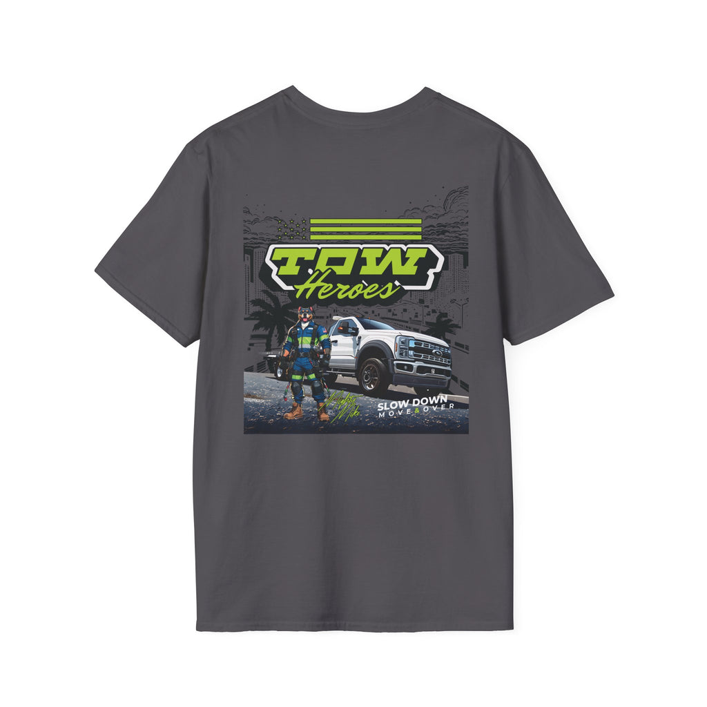 Tow Heroes Unisex Softstyle T-Shirt, Graphic Tee for Tow Truck Lovers, Cool Gift for Car Enthusiasts, Perfect for Birthdays, Casual [...]