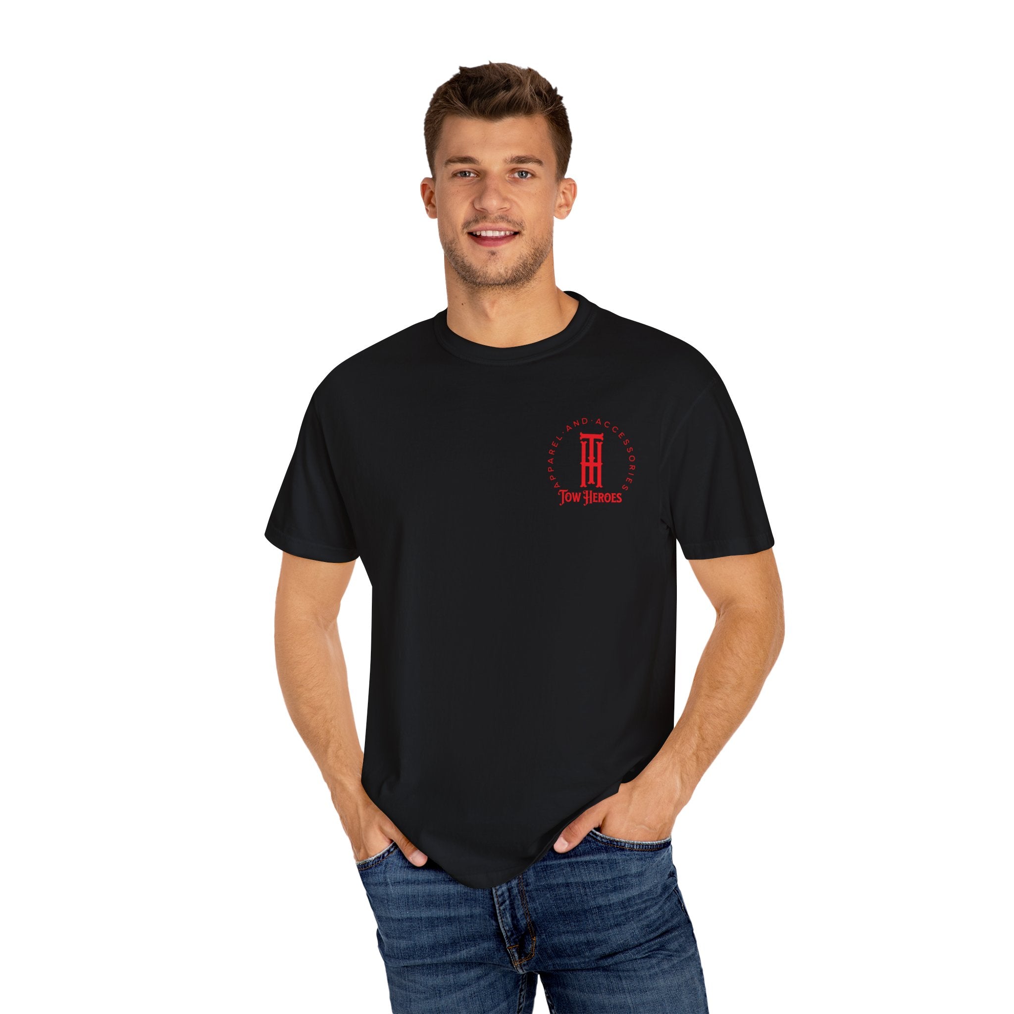 Patriotic Eagle T-Shirt | Unisex Garment-Dyed Tee | American Flag Design | Unique Gift for Veterans, Independence Day, Memorial Day