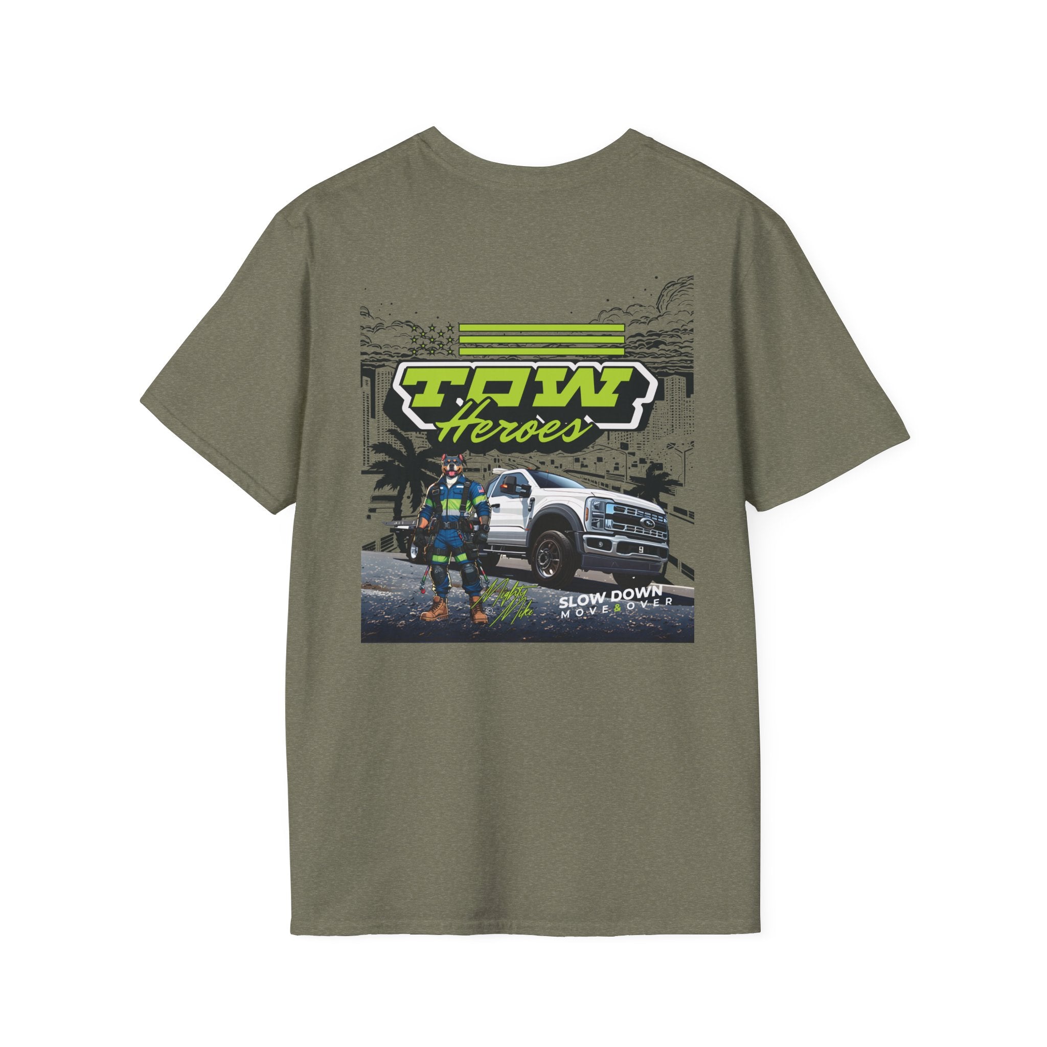 Tow Heroes Unisex Softstyle T-Shirt, Graphic Tee for Tow Truck Lovers, Cool Gift for Car Enthusiasts, Perfect for Birthdays, Casual [...]